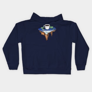 Earth and Coffee Kids Hoodie